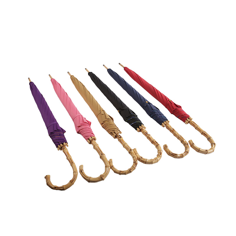 Koyu renk rüzgar geçirmez Pongee, Çift Kat Düz Şemsiye-0E6B0159