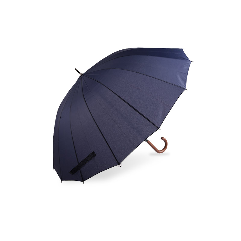 Dome Pure Manuel Ahşap Saplı İpek Kumaş Düz Şemsiye-0E6B0247