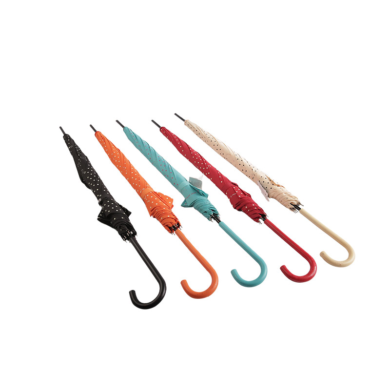 Dışarı Çıkması Kolay Günlük İpek Kumaş Düz Şemsiye-0E6B0271