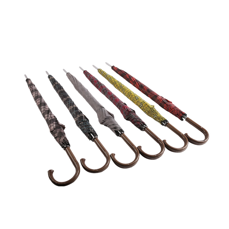 Kırmızı Ekose Student Spirit Düz Polyester Şemsiye-0E6B0329