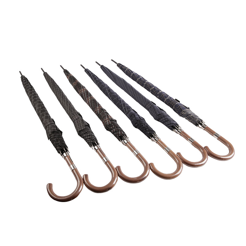 Hafif ve Erkekler İçin Uygun Pongee Düz Şemsiye-0E6B0362