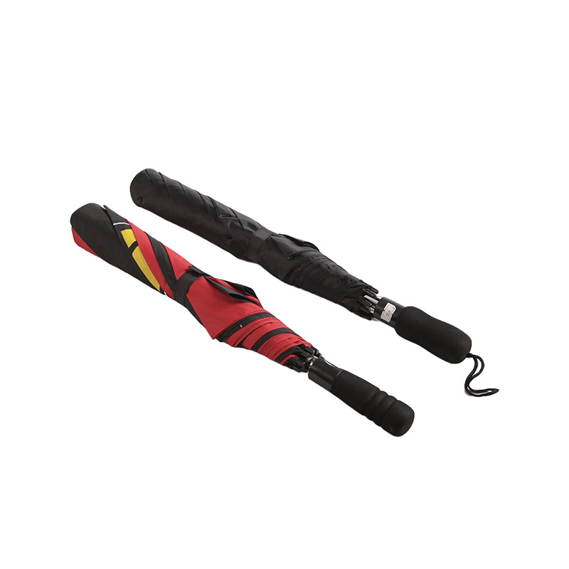 İki Renkli Logolu Pongee İkili Şemsiye-0E6B0556