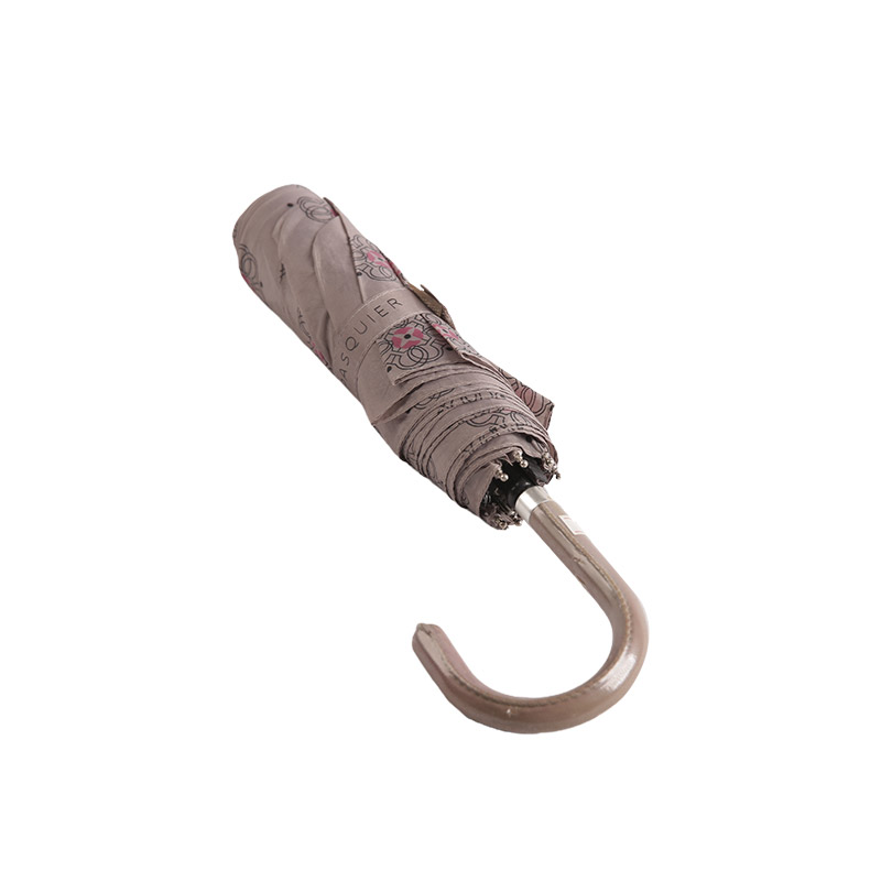 Açık Renk Baskı Polyester Üçlü Şemsiye-0E6B0739