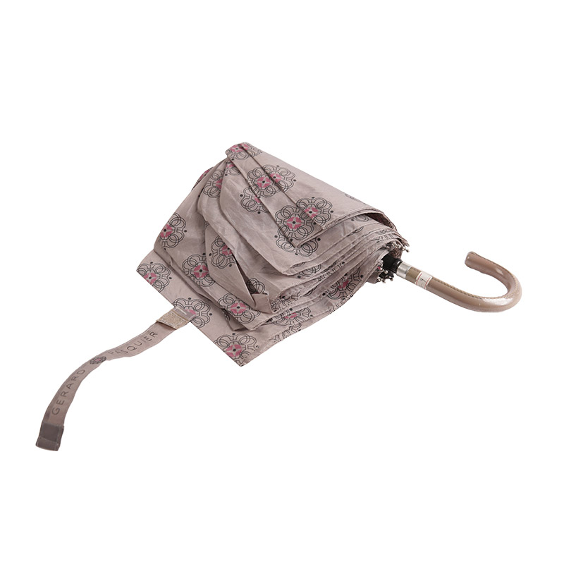 Açık Renk Baskı Polyester Üçlü Şemsiye-0E6B0739