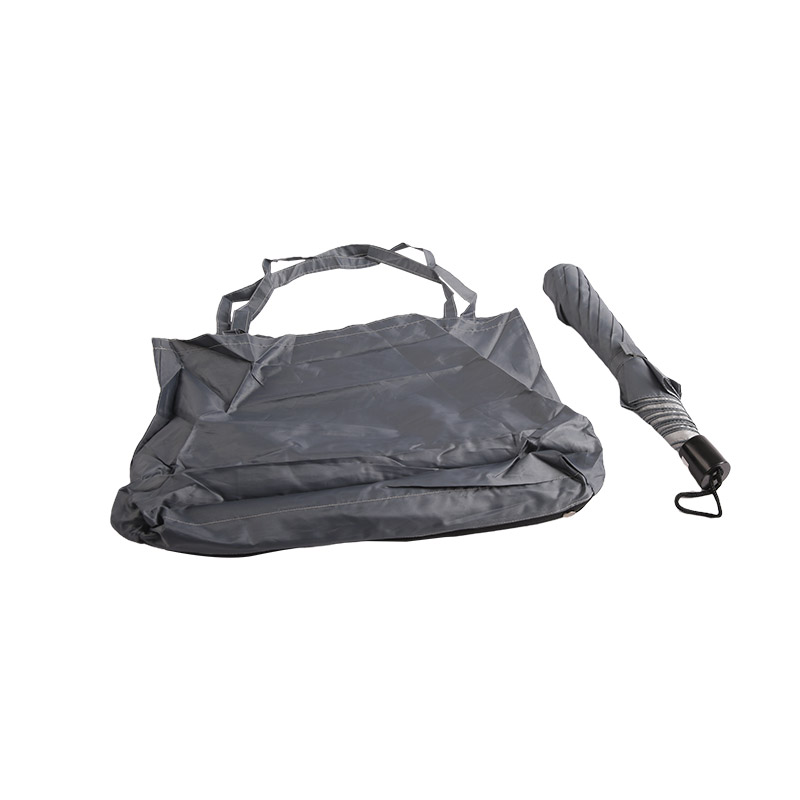 Basit Saf Gümüş Metal İki Katlı Şemsiye-0E6B0782